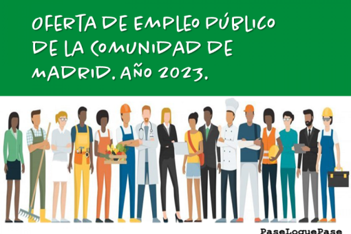 Oferta de Empleo Público de la Comunidad de Madrid. Año 2023.