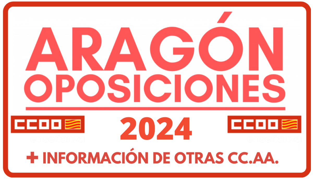 Oposiciones docentes 2024 Aragón