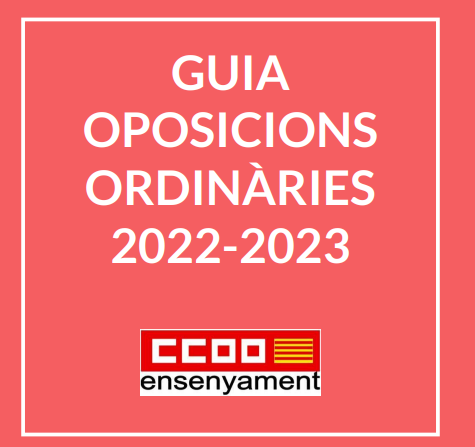 GUIA OPOSICIONS ORDINÀRIES